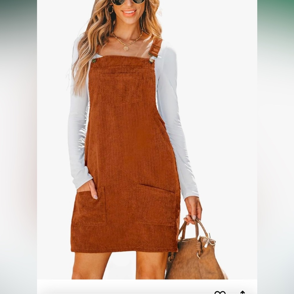 CUPSHE Corduroy Mini Fall Dress